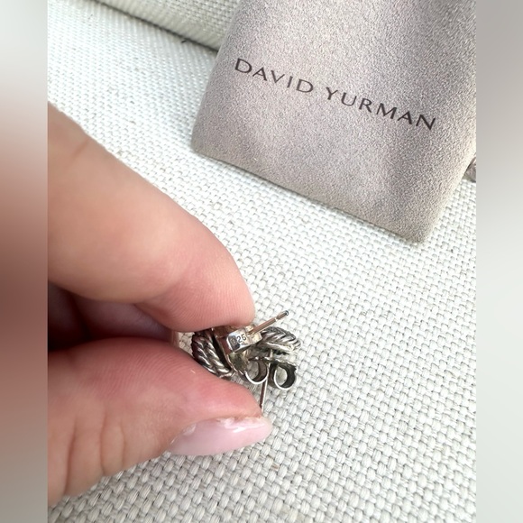David Yurman DY Elements® Button Stud Earrings - Picture 2 of 2